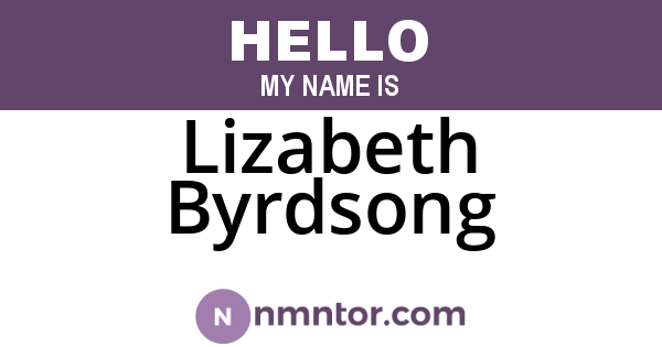 Lizabeth Byrdsong
