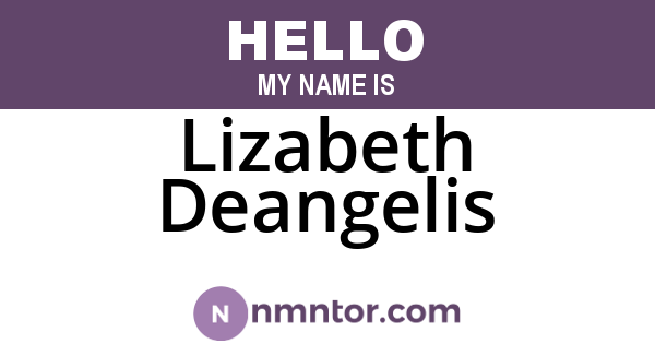 Lizabeth Deangelis