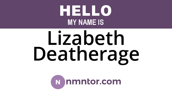 Lizabeth Deatherage
