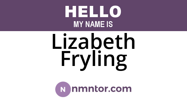Lizabeth Fryling