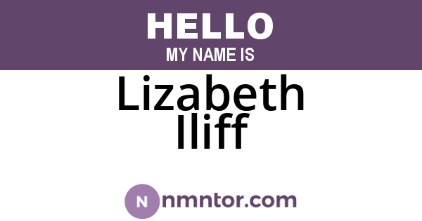 Lizabeth Iliff