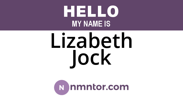 Lizabeth Jock