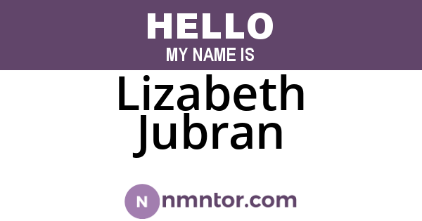 Lizabeth Jubran