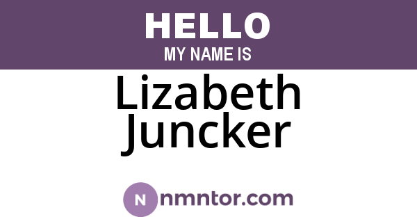 Lizabeth Juncker