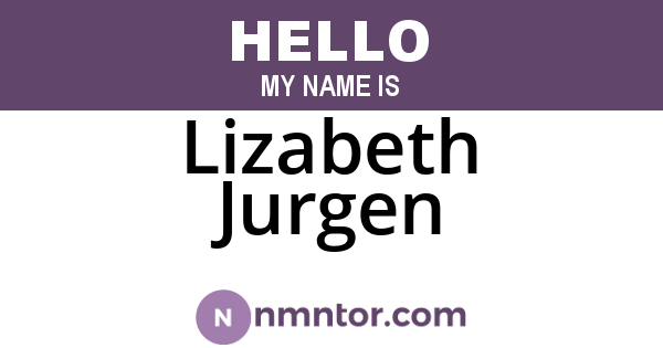Lizabeth Jurgen