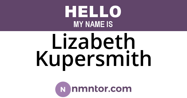 Lizabeth Kupersmith
