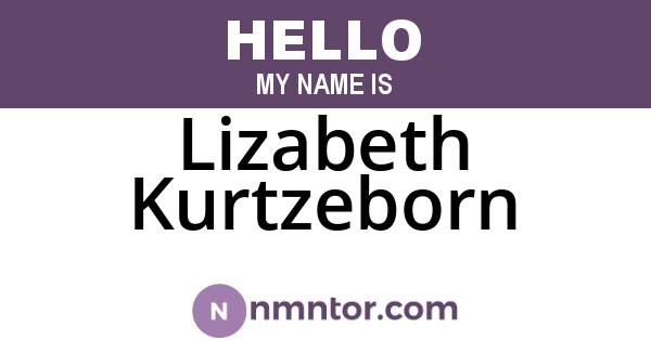 Lizabeth Kurtzeborn