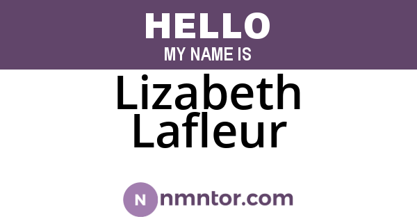 Lizabeth Lafleur