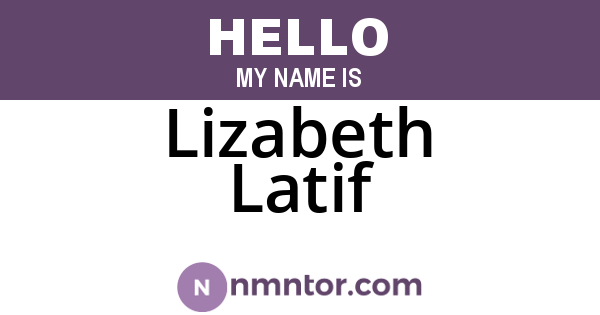 Lizabeth Latif