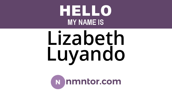 Lizabeth Luyando