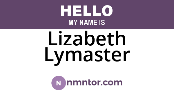 Lizabeth Lymaster