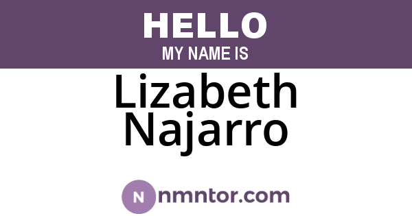 Lizabeth Najarro