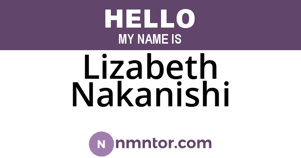 Lizabeth Nakanishi