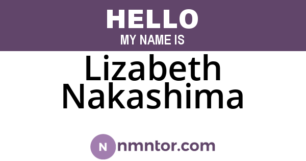 Lizabeth Nakashima