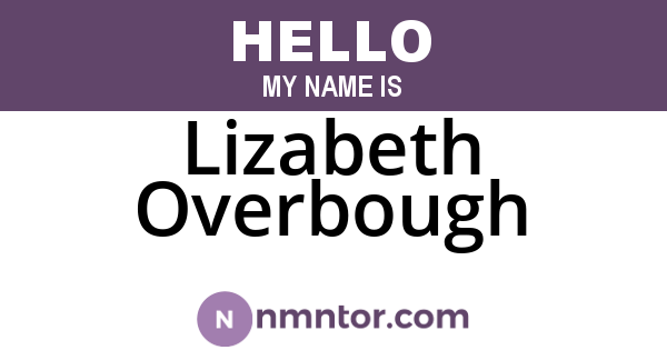 Lizabeth Overbough