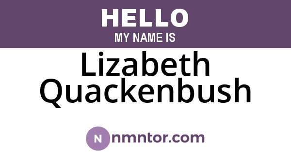 Lizabeth Quackenbush