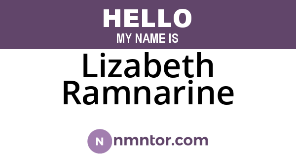 Lizabeth Ramnarine