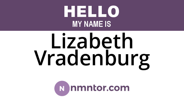 Lizabeth Vradenburg