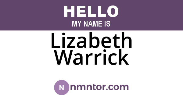 Lizabeth Warrick