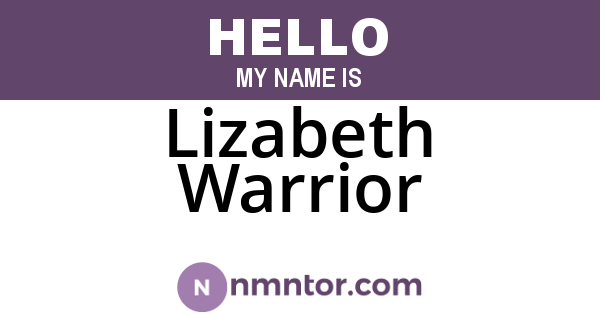 Lizabeth Warrior