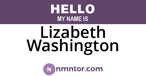 Lizabeth Washington