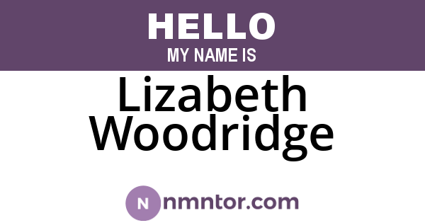 Lizabeth Woodridge