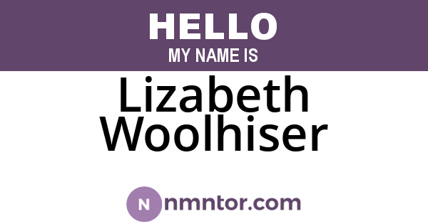 Lizabeth Woolhiser