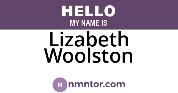 Lizabeth Woolston