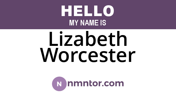 Lizabeth Worcester