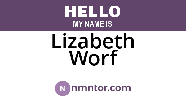Lizabeth Worf