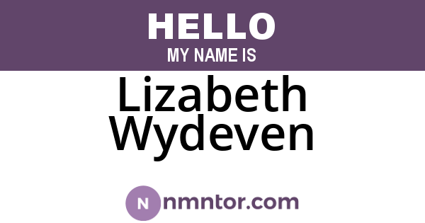 Lizabeth Wydeven