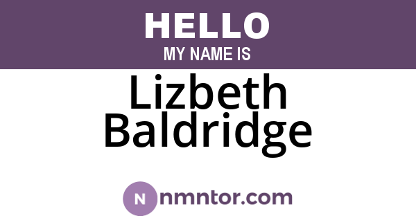 Lizbeth Baldridge