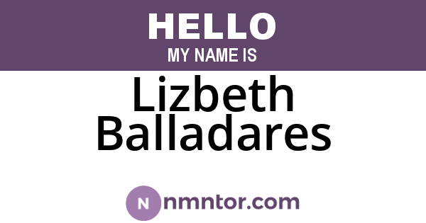Lizbeth Balladares
