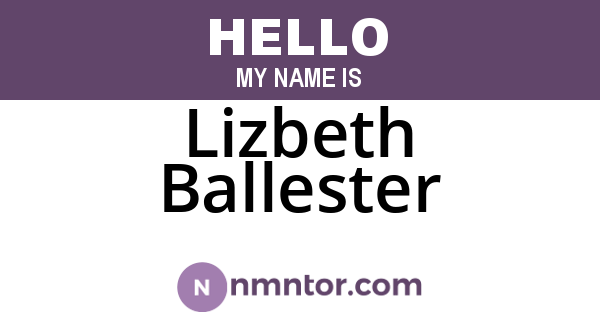 Lizbeth Ballester