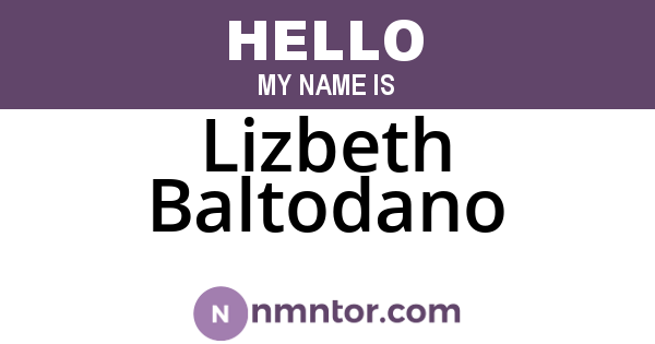 Lizbeth Baltodano