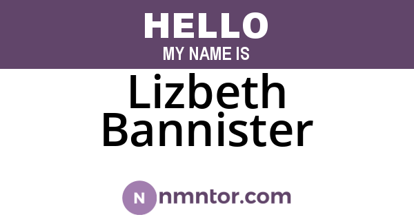 Lizbeth Bannister