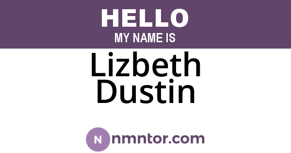Lizbeth Dustin
