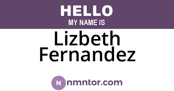 Lizbeth Fernandez