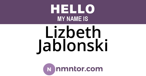 Lizbeth Jablonski