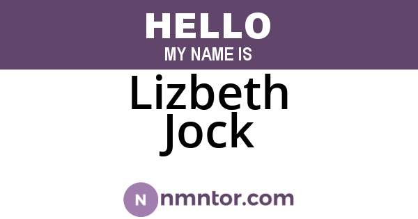 Lizbeth Jock