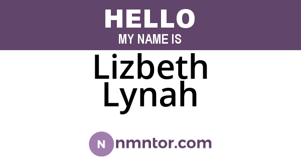 Lizbeth Lynah