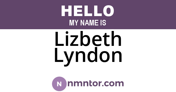 Lizbeth Lyndon