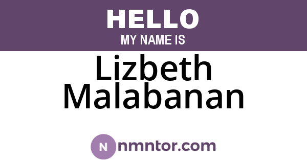 Lizbeth Malabanan