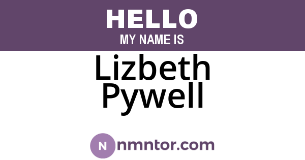 Lizbeth Pywell