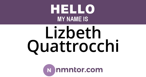 Lizbeth Quattrocchi