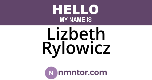 Lizbeth Rylowicz