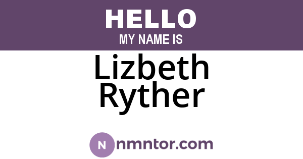 Lizbeth Ryther