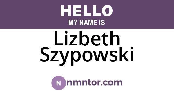 Lizbeth Szypowski