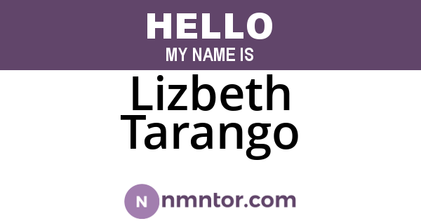Lizbeth Tarango