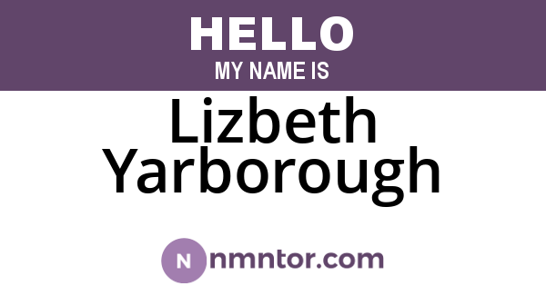 Lizbeth Yarborough